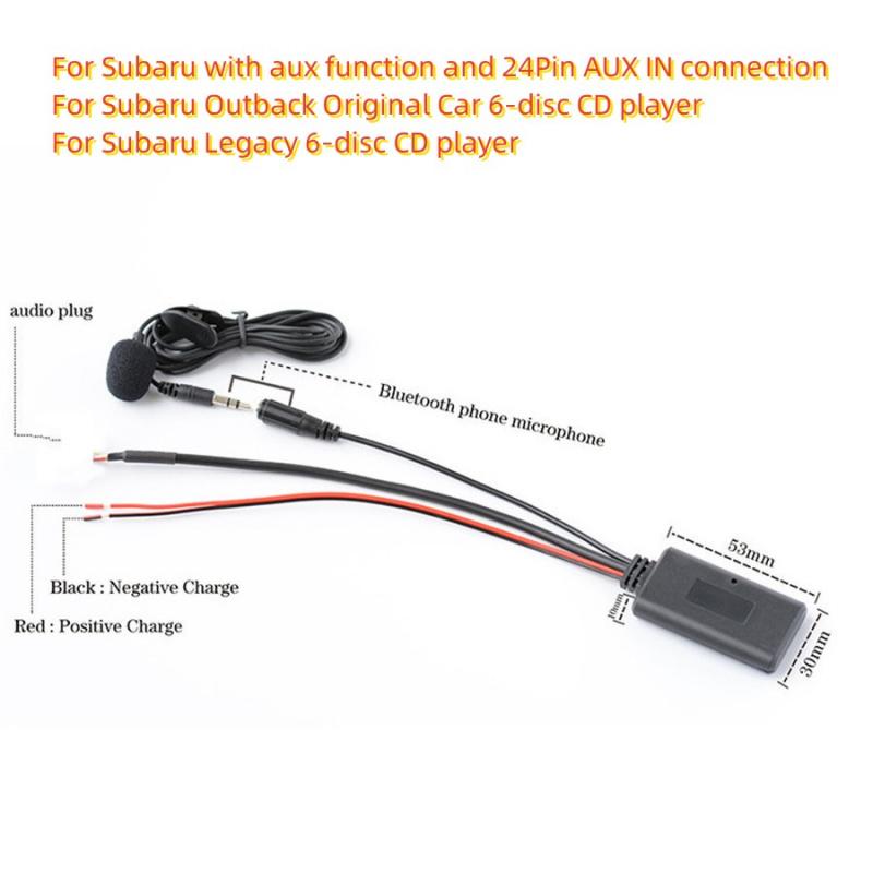 

Car Bluetooth Aux Handsfree Adapter For Subaru Outback Legacy With 6-Disc Cd Player