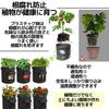East Leaf Nonwoven Fabric Planter Pot, 10 Gallon, Deep, Root Rot Resistant, Black, H40xD35mm, Ideal for Gardening and Vegetables (Set of 3)