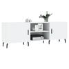 VidaXL Meuble TV blanc 150x30x50 cm bois d'ingénierie 829108