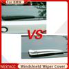 2Pcs ABS Chrome Car Rear Windshield Wiper Cover Trim Decoration Sticker for BMW X1 F48 2016 2017 2018