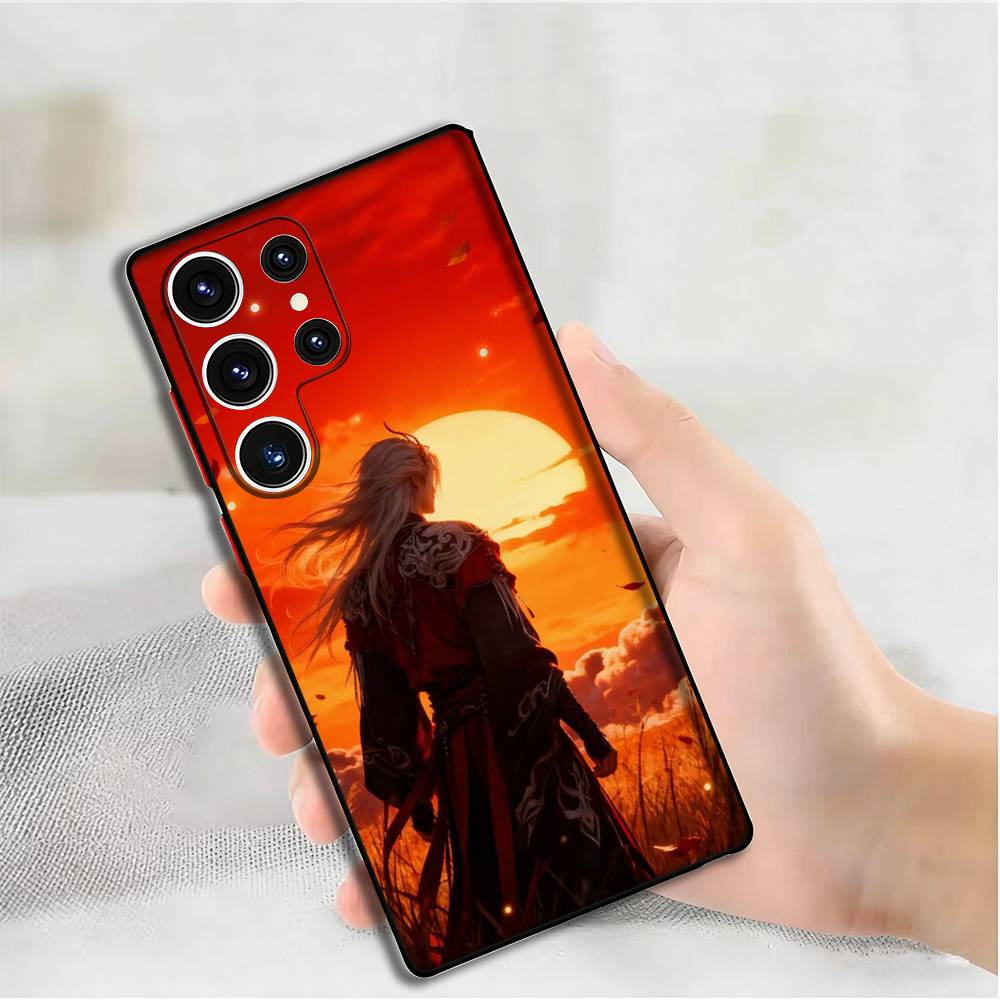 

Anime Figuer Wang Lin Phone Silicone Case for Samsung S24,22,20,23,21,20 Ultra Plus Lite 5G Print Cover Samsung S21Ultra