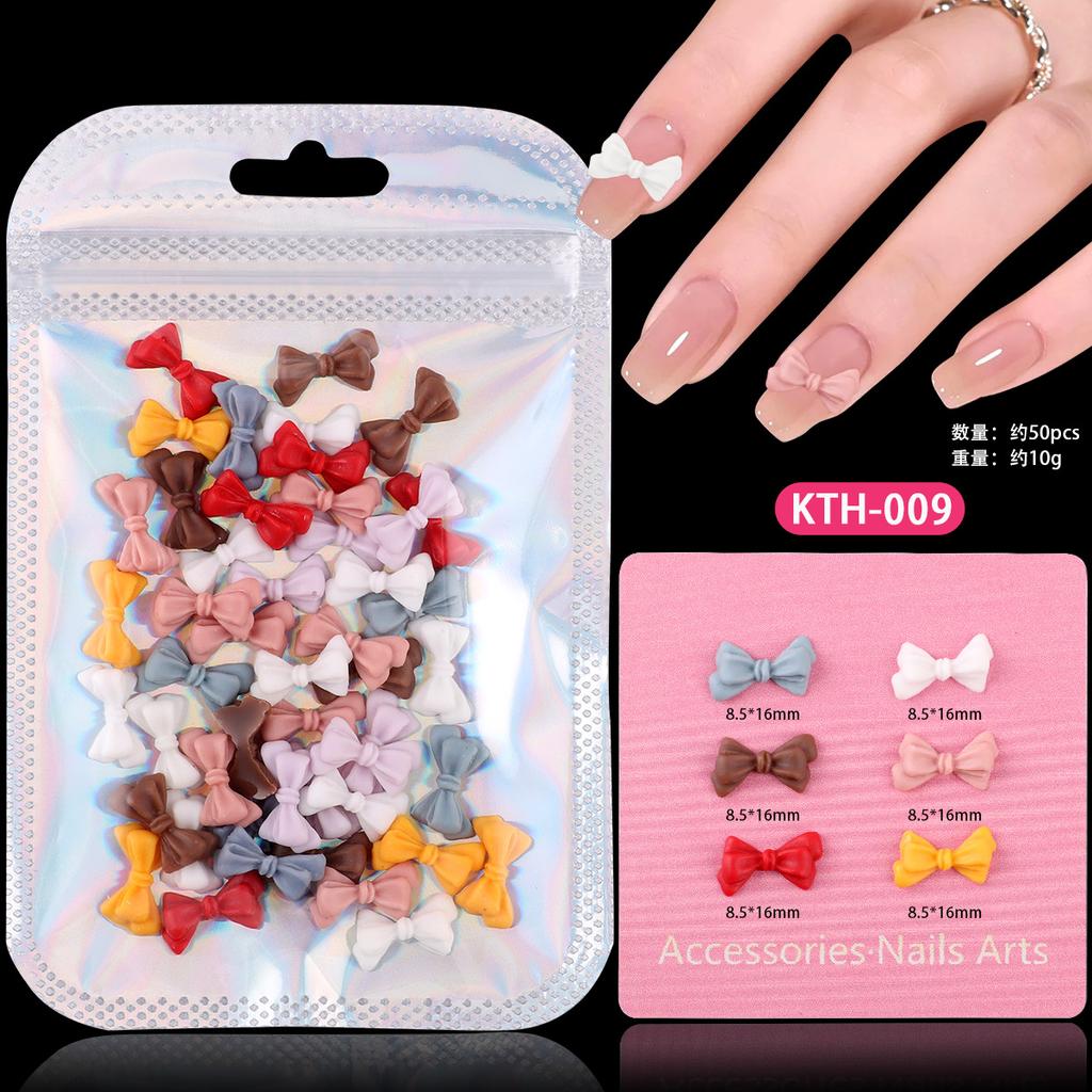 Color Streamer Resin Bow Mixed Nail Art Trinkets Mobile Phone Case Accessories Work In Progress Diy Accessories