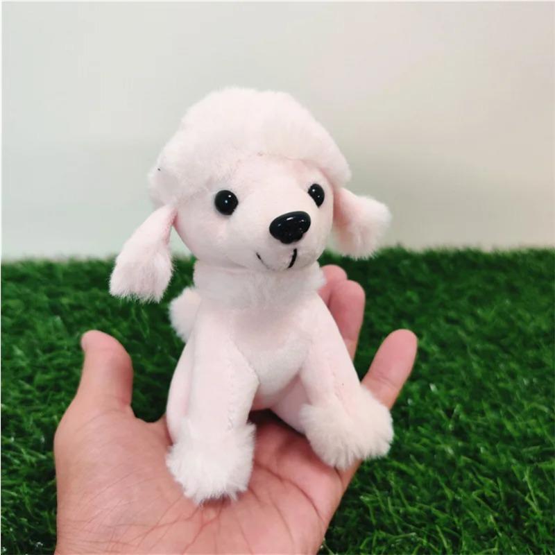 New Soft Pendant Cute  Simulation Poodle Plush Toy Bag Pendant Lifelike Sweet Keychain Doll Funny Cool  Birthday Gift