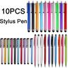 10ks Univerzální dotykové pero Stylus Kapacitní dotykové pero Chytrý telefon Tužka pro iPad Samsung/Všechny telefony Tablety