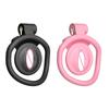 Negative/Micro/Small Chastity Cage for Sissy Sex Toy with 4 Size Cock Ring Pink/Black Bdsm Penis Urethral Lock Adult Toy for Men