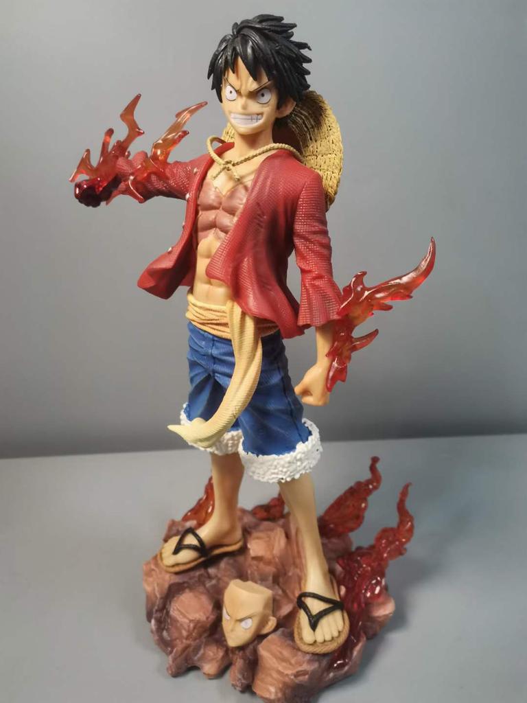 One Piece Anime Figure Luffy LX Straw Hat Latest Fourth Emperor Action Figures Statue Model Doll Christmas Playthings Present Pvc