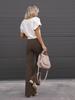 Winter New Solid Velvet Casual Fashion Personality Women's Pants Trendy Brand Casual