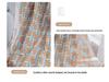 Korean Style Color-Matched Cotton & Linen Scarf for Women - Autumn/Winter Shawl & Lightweight Beach Towel