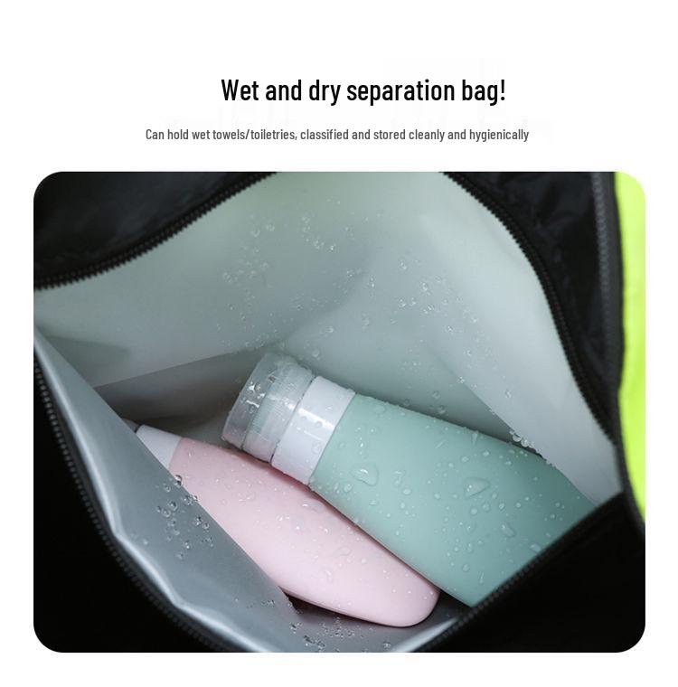 Waterproof Sports & Fitness Travel Bag for Men & Women - Large Capacity, Wet/Dry Separation, Ideal for Swimming & Storage