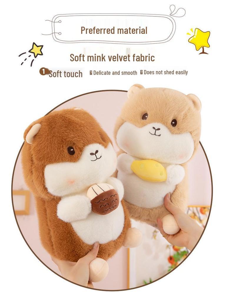 Creative Cute Hamster Plush Doll - Adorable Birthday Gift