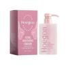 Hoegoa Lockiges Haar Doppellidcreme Pony Lockiges Haar Pflege Form Flauschig Feuchtigkeitsspendend Natürlicher Glanz Doppellidcreme