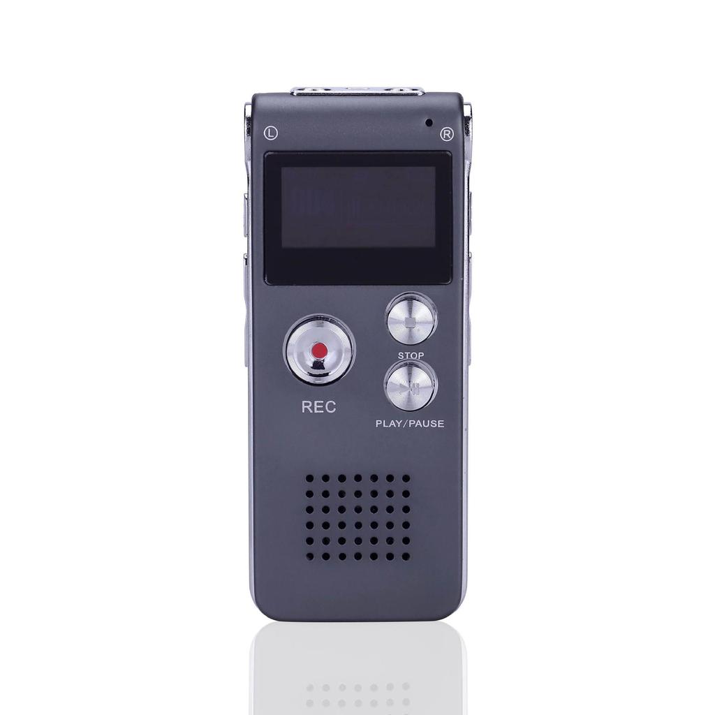 Grabadora de voz digital portátil HD 2024 con reducción de ruido y control de voz