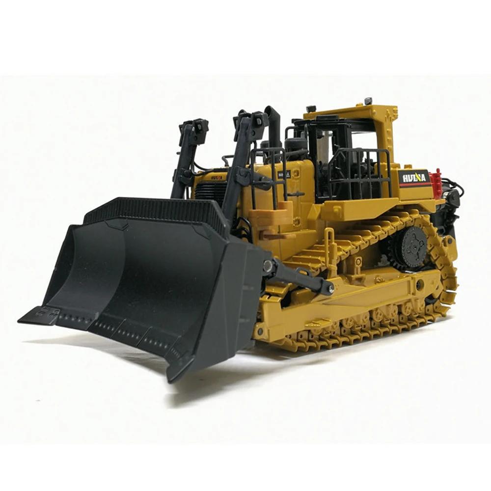 Huina 1/50 Hoge Simulatie Legering Speelgoed Die-Cast Graafmachine Bulldozer Bouwvoertuig Speelgoed Voor Jongens Kinderen Kerstcadeaus