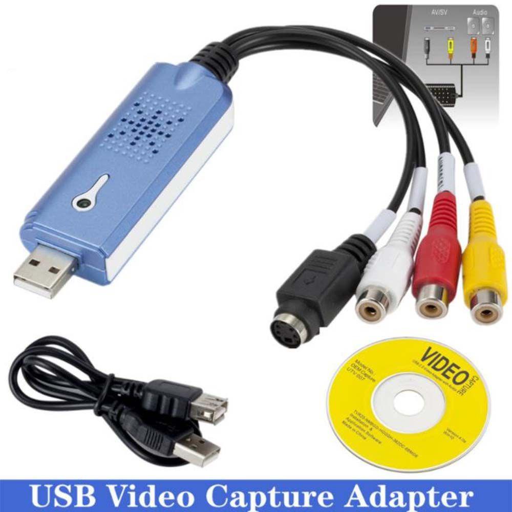 

USB 2.0 Game Recorder Video Grabber Video Capture Card USB Capture Card Video Capture Adapter синий