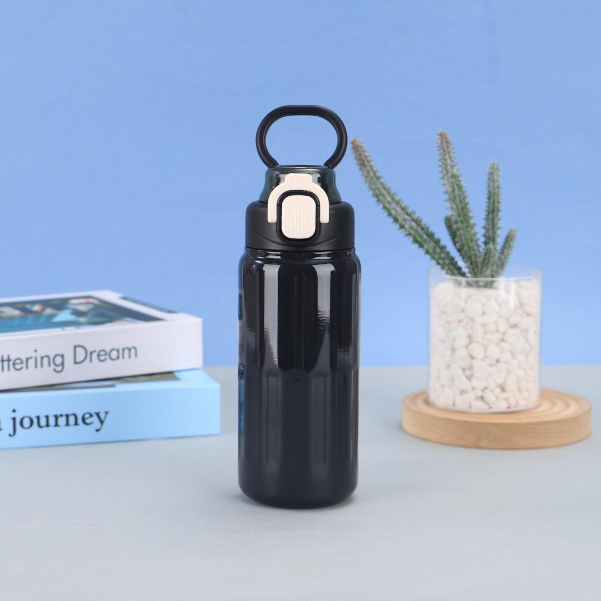 

New Double SJump Mug Stainless Insulated Mug Men and Women Portable Handle Outdoor Sports Water Best Cup Durable Durable 500ml