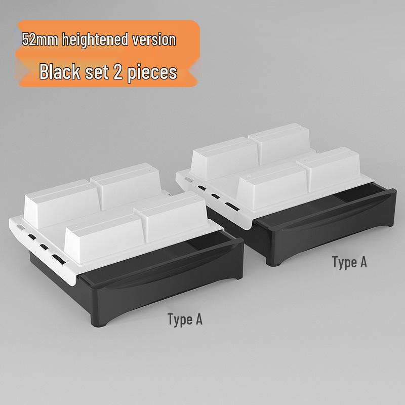 Hidden Under-Desk Adhesive Drawer for Workspace Organization