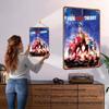 The Big Bang Theory Serie TV Poster Metallici Decorazione per Decorazione Stanza Segnali Metallici Personalizzati Targhe di Latta per Decorazione Artistica da Parete Casa