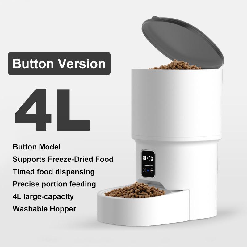 4L Portable Smart Pet Feeder Bowl Tuya Timed Quantitative Food Dispenser Pet Feeder Bowl Distributeur Automatique