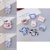 Adorable Cartoon Dog Rabbit Cow Brooches For Backpack And Handbag Decoration