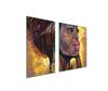 GLASPLATTE und SCHNEIDEBRETT 100x52 FRAU