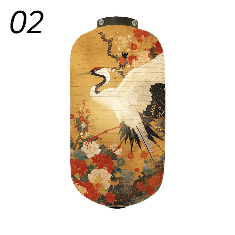 Japanese Style Traditional Cloth Lantern Crane Izakaya Sushi Restaurant Decor Signboard Party Festival Outdoor Decor Lantern