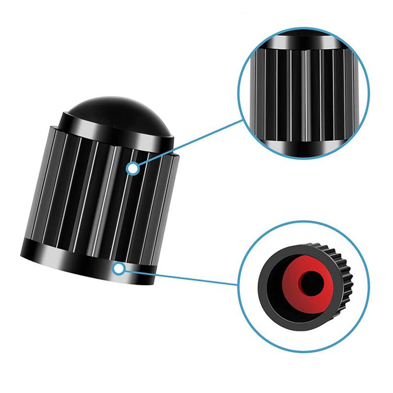 150Pcs Car Tire Valve Stem Caps Tubeless Tyre Rim Stem Cover Dustproof Cap Tire Valve Stem with O Rubber Ring Auto Accessoires