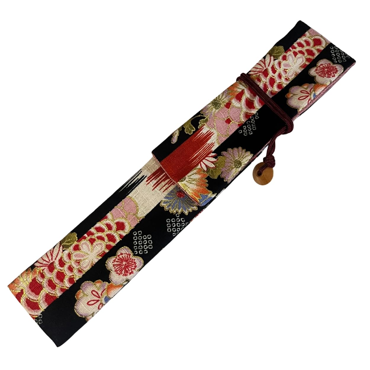 Ручная работа Мастерская Черный и Цветочный Веер Также Идеально как Веер для Палочек для Еды Веер Палочки для Еды Палочки для Еды Японский Японский Стиль Японский Японский Узор