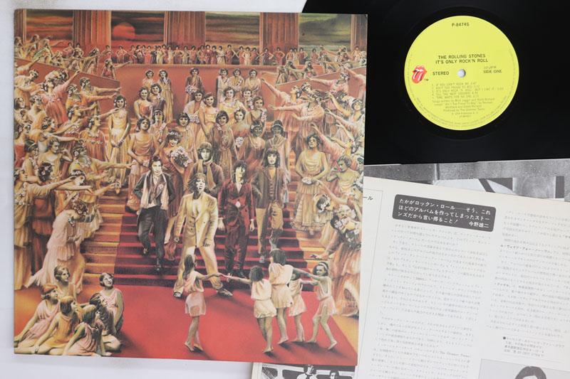 

LP Record ROLLING STONES Its Only Rockn Roll P8474S ROLLING STONES 1974 Japan Rock Used