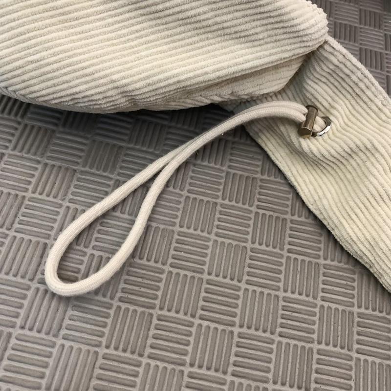 Leichte Cordtasche, einfarbig, Umhängetasche für Damen, Reise-Umhängetasche