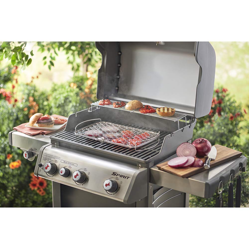 Estufa Weber para barbacoa, parrilla y cesta para pescado grande, producto japonés, 2 años, 6471 [Garantía original]