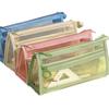 High-Capacity Transparent Mesh Pencil Case - Durable, Elegant & Ideal for Students