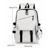 A 15.6-inch Stylish, Simple And Waterproof Oxford Cloth With Large Capacity For Men And Women With The Same Commuter Backpack