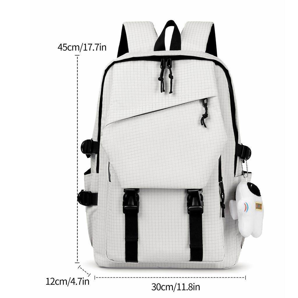 A 15.6-inch Stylish, Simple And Waterproof Oxford Cloth With Large Capacity For Men And Women With The Same Commuter Backpack