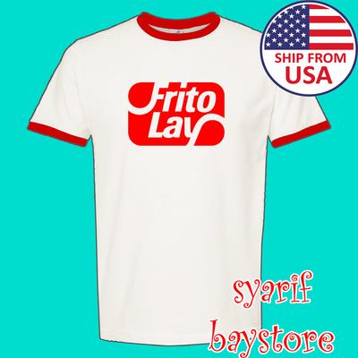 Frito Lay Old Men#039;s Ringer Red Size S To 3XL Unisex T-Shirt