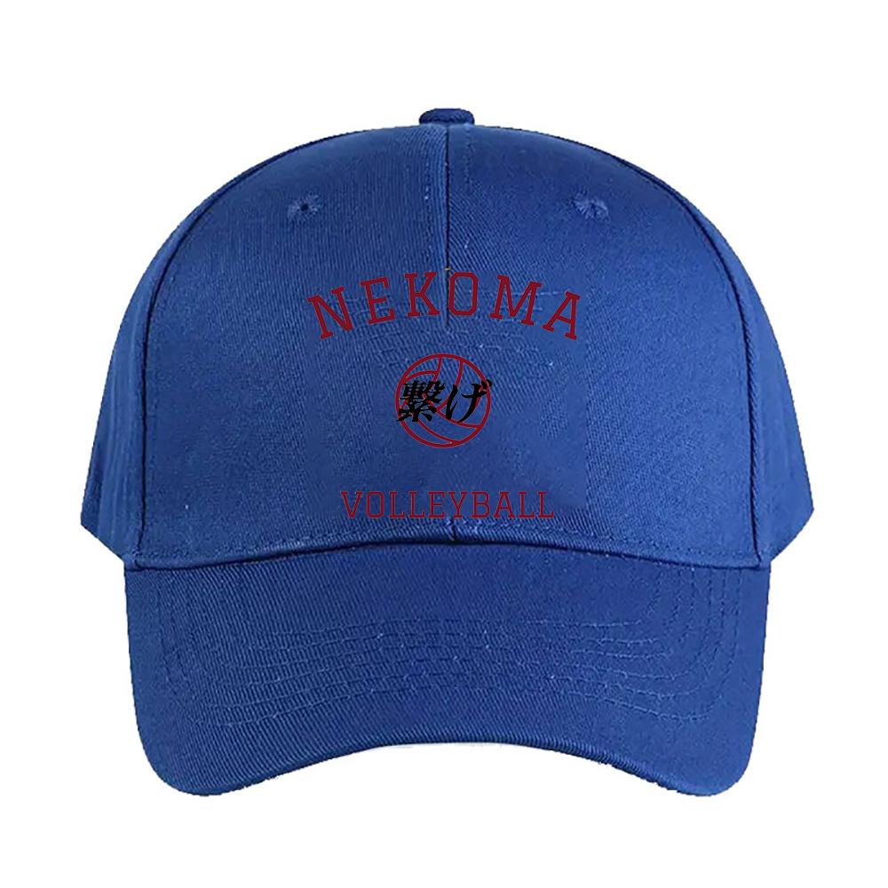 Haikyuu Nekoma Volleyball Summer Woman Man Adult Peaked Hat Fashion Casual Adjustable Funny Dad Printed Baseball Caps