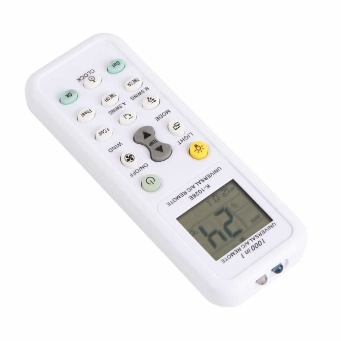 Télécommande universelle - HURRISE - K-1028E - Écran LCD - Minuterie ON/OFF - Portable