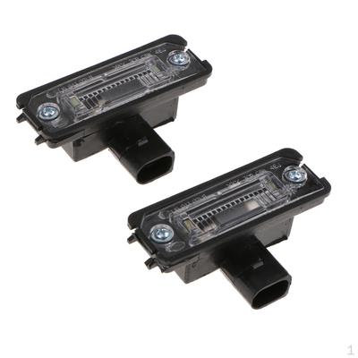 2 Pieces License Plate Light Number Lamp For VW Golf