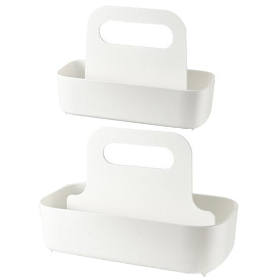 Desktop Storage Box Makeup Organizer with Handle Strong Load-Bearing Large Capacity Tissue Box Remote Control Holder