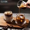 CLITON Glass Iced Coffee & Latte Cups