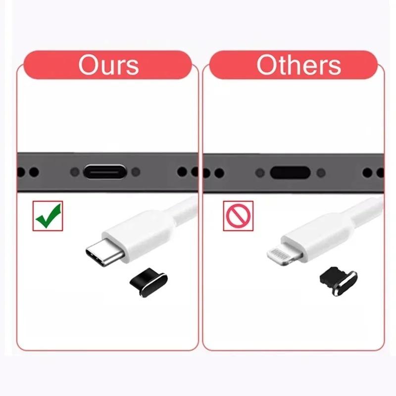 Metall Staubschutzstecker für iPhone 15 / 15Pro / 15 Pro Max / 15Plus Ladeanschluss Stecker Stopper Handy Schutzkappe Staubschutzstecker