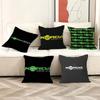 KKorda Fishing Logo Pillow Covers Cartoon Sofa Decorative Home Doublesided Printing Short Plush Cute Cushion Cover