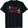 Fashion Casual Classic Mickey and Minnie Mouse Proud Teacher Retro T-Shirt Unisex