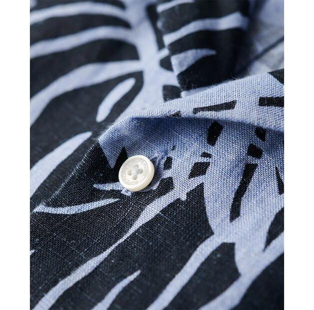 Superdry Open Collar Print Short Sleeve Shirt