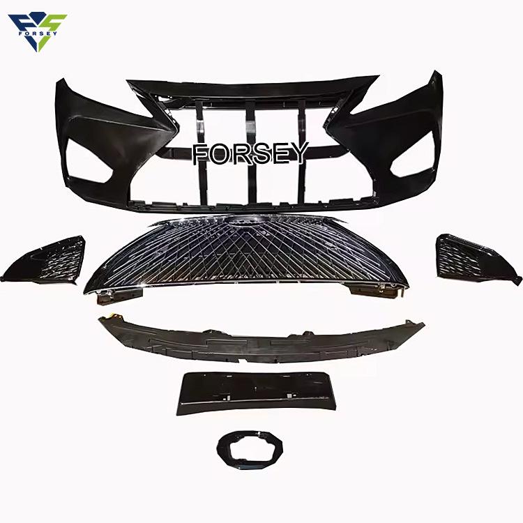 Camry 2022 Lexus Style Front Bumper Grille & Fog Light Frame Upgrade