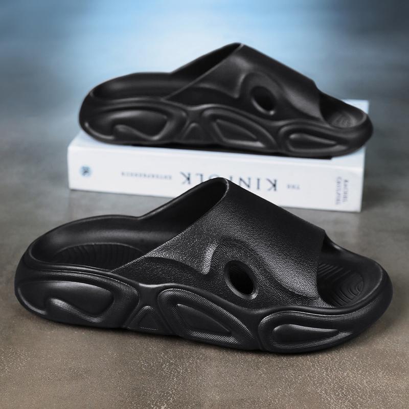 Men Slide Shoes New Eva High Quality Plush Comfort Soft Bathroom Women Sandal Shoes Cute House Summertime Orginal Design Daily Couple
