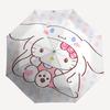 1pc Hello Kitty Automatic Opening/Closing Umbrella - Portable Three-Fold Design with 8-Bone Iron Frame, Outdoor, Gift for Fans, Travelers, Everyday Us