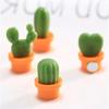 6pcs Cactus Fridge Magnet Refrigerator Magnetic Sticker 3D Cute Succulent Plant Message Board Reminder Home Decoration Kitchen