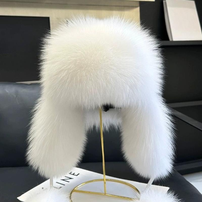 Autumn and Winter Ear Protection Warm Fur Snow Hat