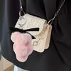 Unique Grape Plush Keychain with Bowknot Soft Grape Pendant Plush Bowknot Key Chain Lightweight for Daily Use Travel