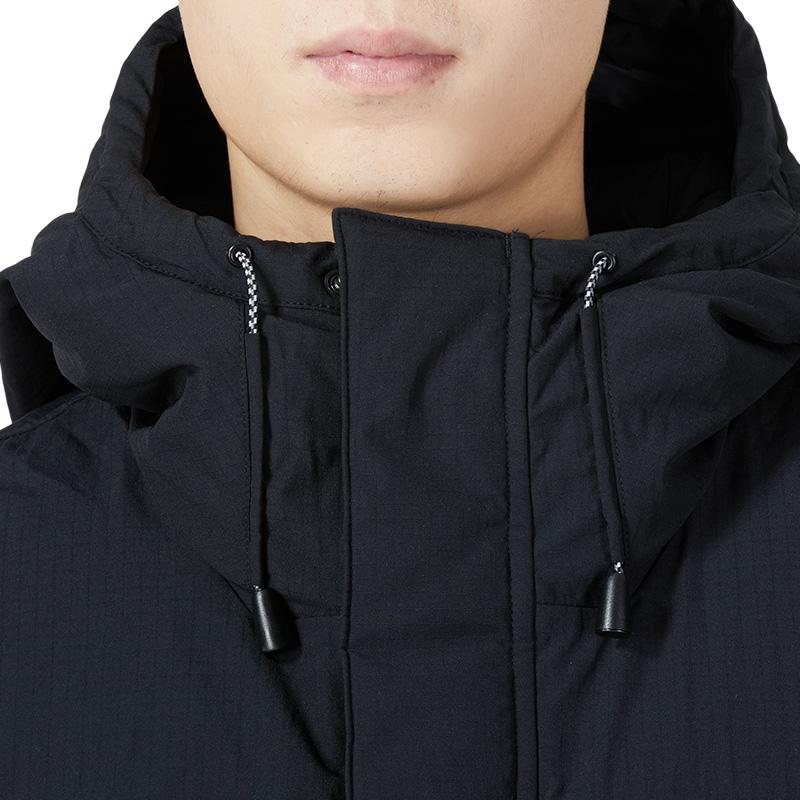 Under Armour Solid Color Spliced Straight Sleeve Jacket Men Outerwear Black 1372653-001